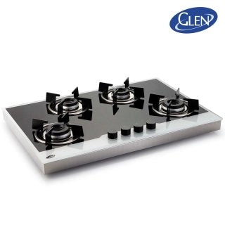 Glen 4 Burner Glass Hob GL 1074 SQF IN