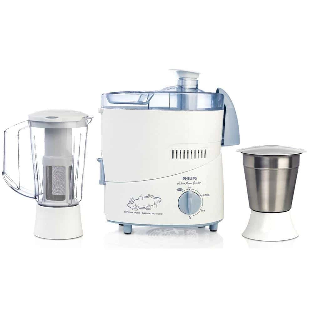 Philips HL1631 500-Watt 2 Jar Juicer Mixer Grinder (Blue)