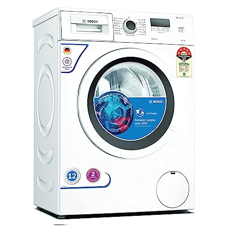 Bosch 6.5kg 5 Star 1000RPM INVERTER TOUCH CONTROL Fully Automatic Front Load with Heater White (WLJ2006EIN)