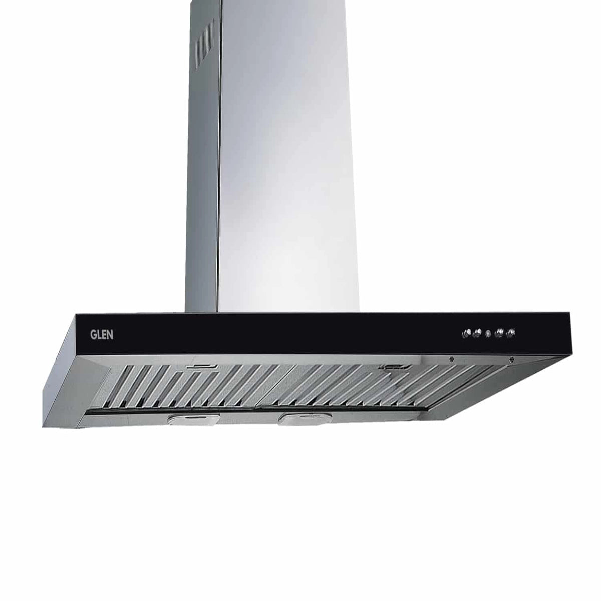 Glen 6052 SS PB Front Glass 90 Cm chimney