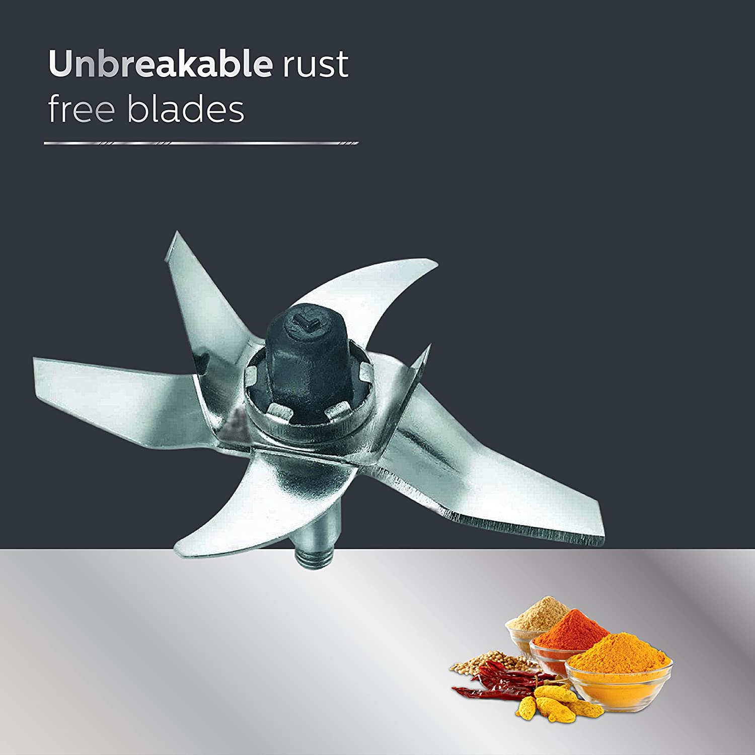 Philips Viva Collection HL7701/00 Mixer Grinder, 750 Watts, 4 Jars (Elegant Lavender and White)