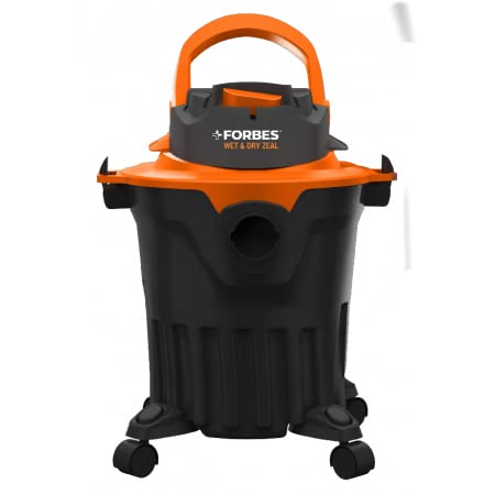 Eureka Forbes Wet & Dry Zeal Vacuum Cleaner, Black & Orange