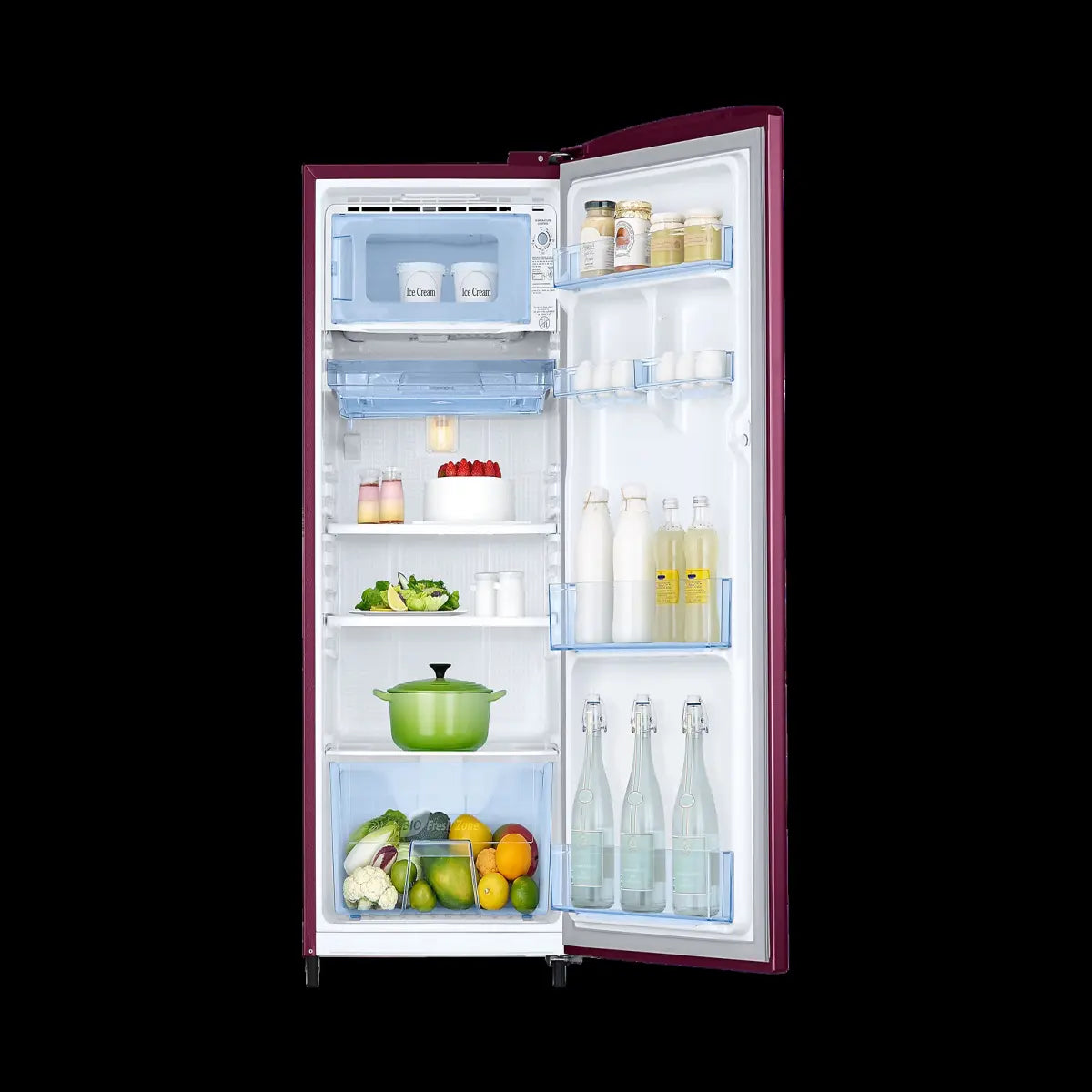 Samsung Refrigerator DC 183 L  Red Single Door 2 Star