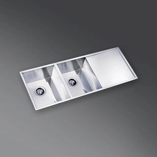 kaff kitchen sink Double Bowl With Drain Broad S.Steel KS 115 DBD (R10)