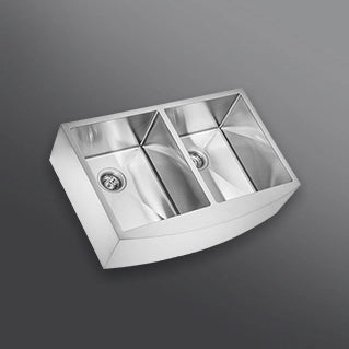 Kaff kitchen sink Double Bowl Stainless Steel KSA 83 DB R10