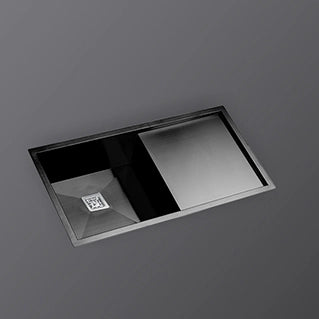 Kaff kitchen sink Stainless Steel Single Bowl With Drain Board KSBL 850 SBD (R10)