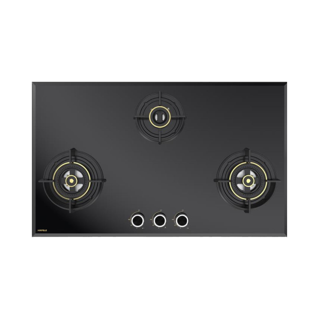 Hafele ALTIUS PLUS MATT GLASS 3 Burner Hob - 390 x 86 cm