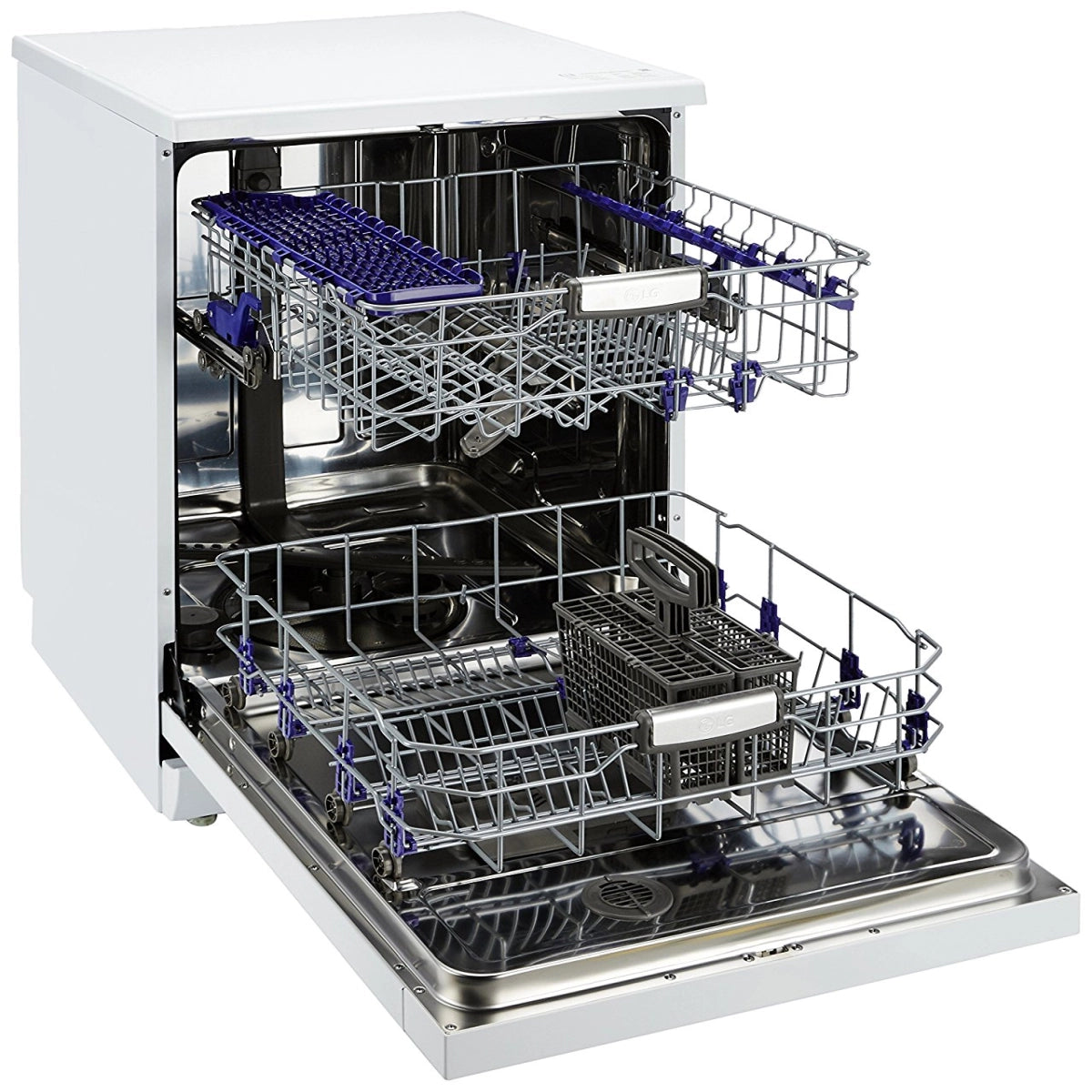 LG D1451WF Dishwasher (14 Place Settings, Silver)