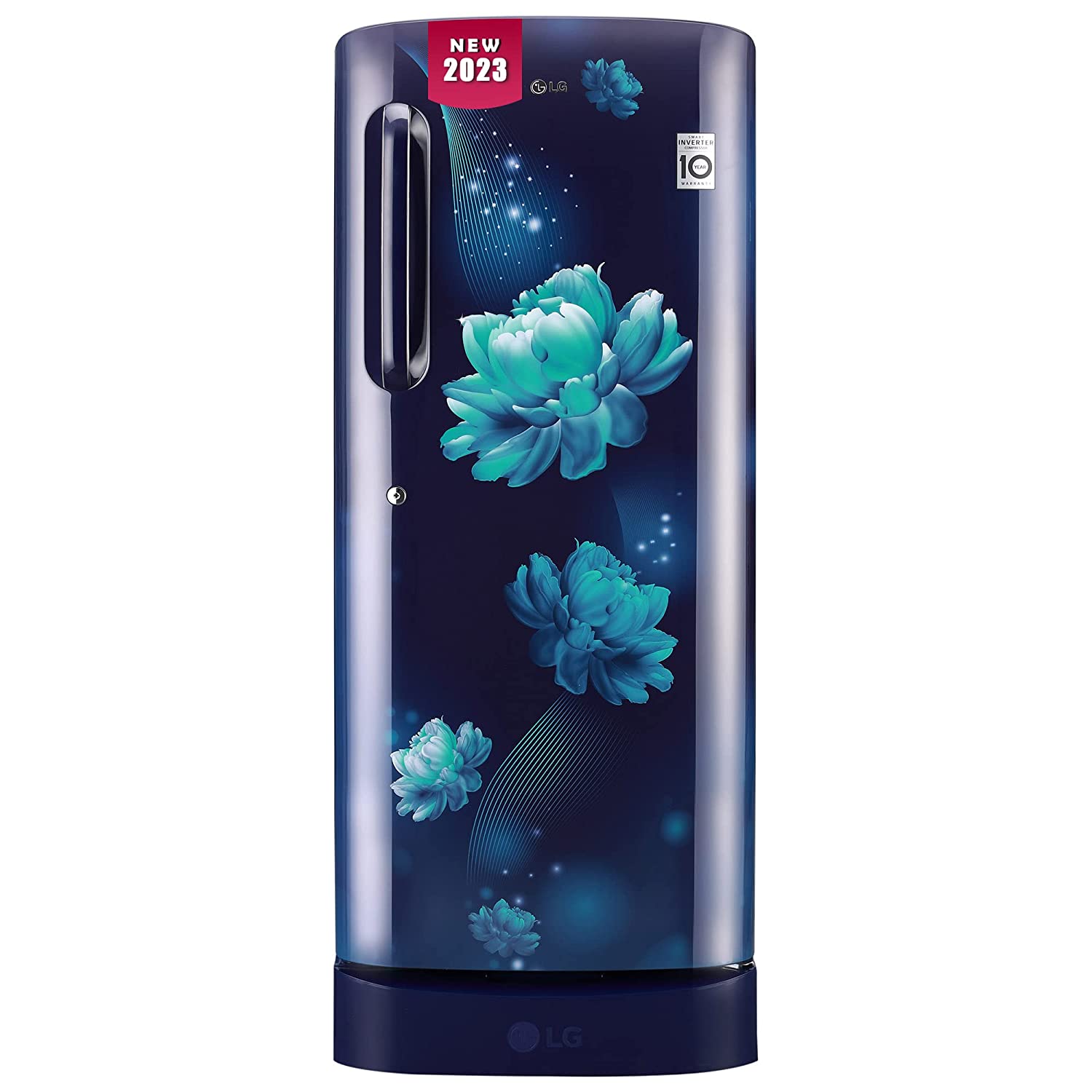 LG 224 L 5 Star Refrigerator GL-D241ABCU Blue Charm
