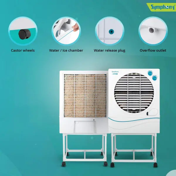 Symphony Jumbo 70 Desert Air Cooler 70-litres (White)