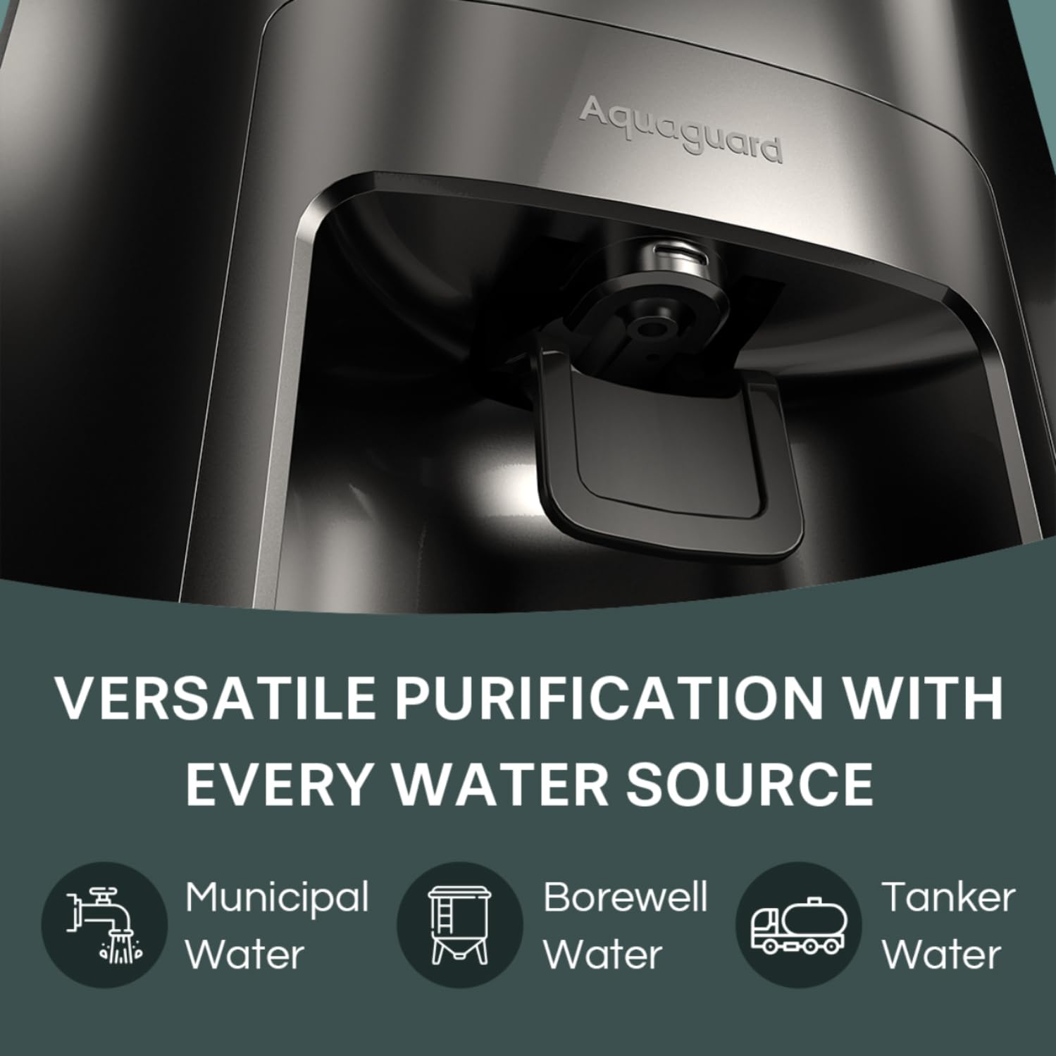 Aquaguard Sure Delight NXT 6-Stage Water Purifier | RO+UV+UF Tech | Free Service Plan worth ₹2000 | India’s #1 Water Purifier | Suitable for Borewell, Tanker & Municipal Water