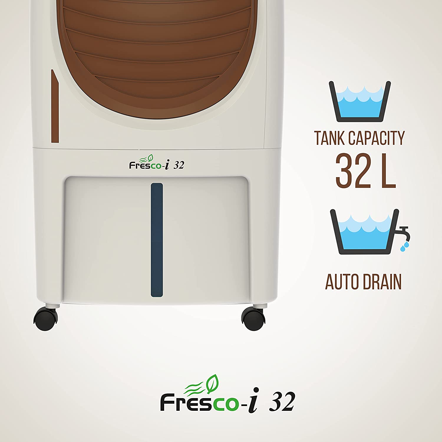 Havells Fresco-i 32 Litres Personal Air Cooler White-Brown
