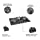 Glen 3 Burner Built in Glass Hob 1073 TR