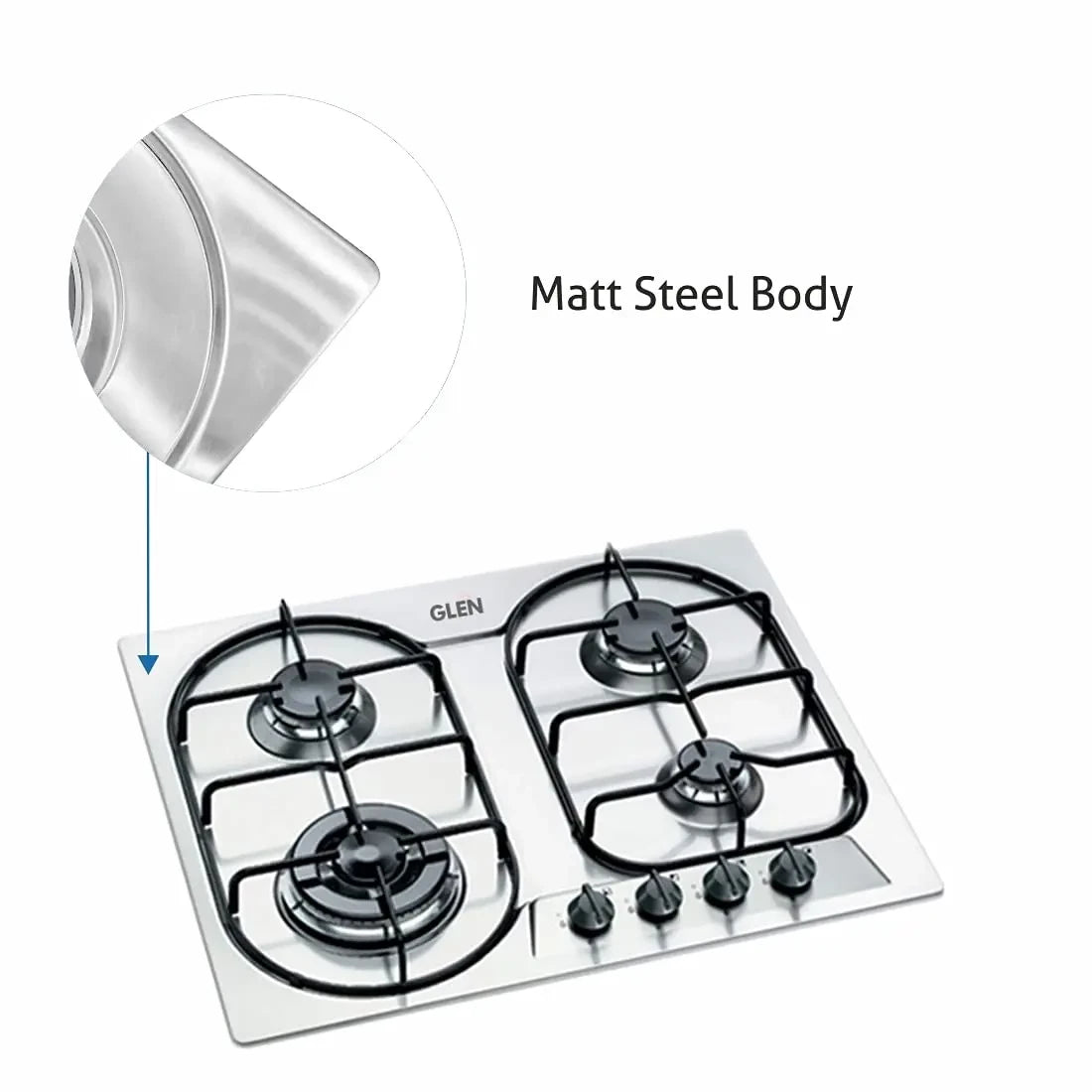 Glen GL 1061 TR SS Auto Built In Hob Cooktop