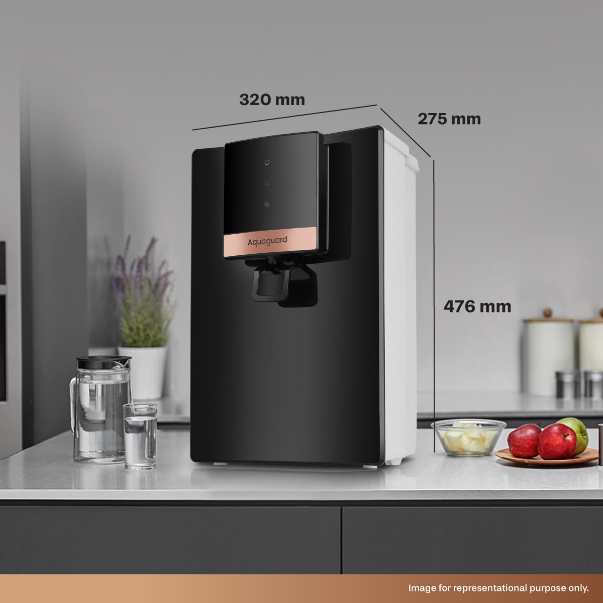 Aquaguard Neo 8-Stage UV+UF+Active Copper Tech Water Purifier | Suitable for Municipal Water Only (TDS <200 ppm) | Not Suitable for Borewell/Tanker Water (TDS >200 ppm) | Free Service Plan wo