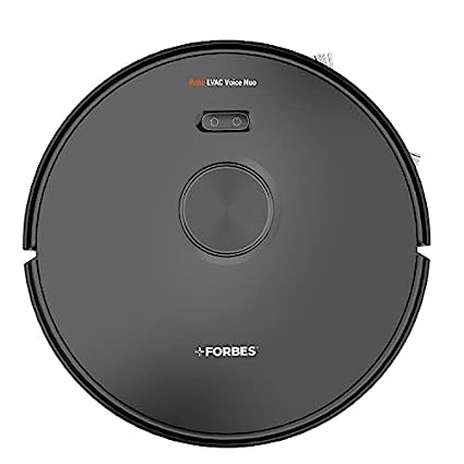 Eureka Forbes Lvac Voice NUO Robotic Automatic Vacuum Cleaner with Smart Voice Control,3D Laser Mapping,Room Zoning,Cleans Silently