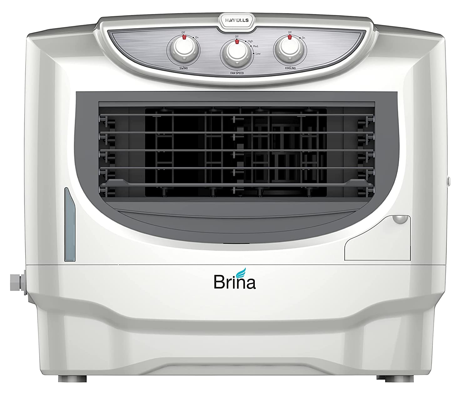 Havells Brina 50 Litres Window Air Cooler White, Brown