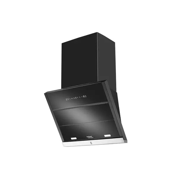 Hindware 75 cm Wall Mounted Chimney Auto Clean MAPLE 75 BLK Touch Control with motion sensor