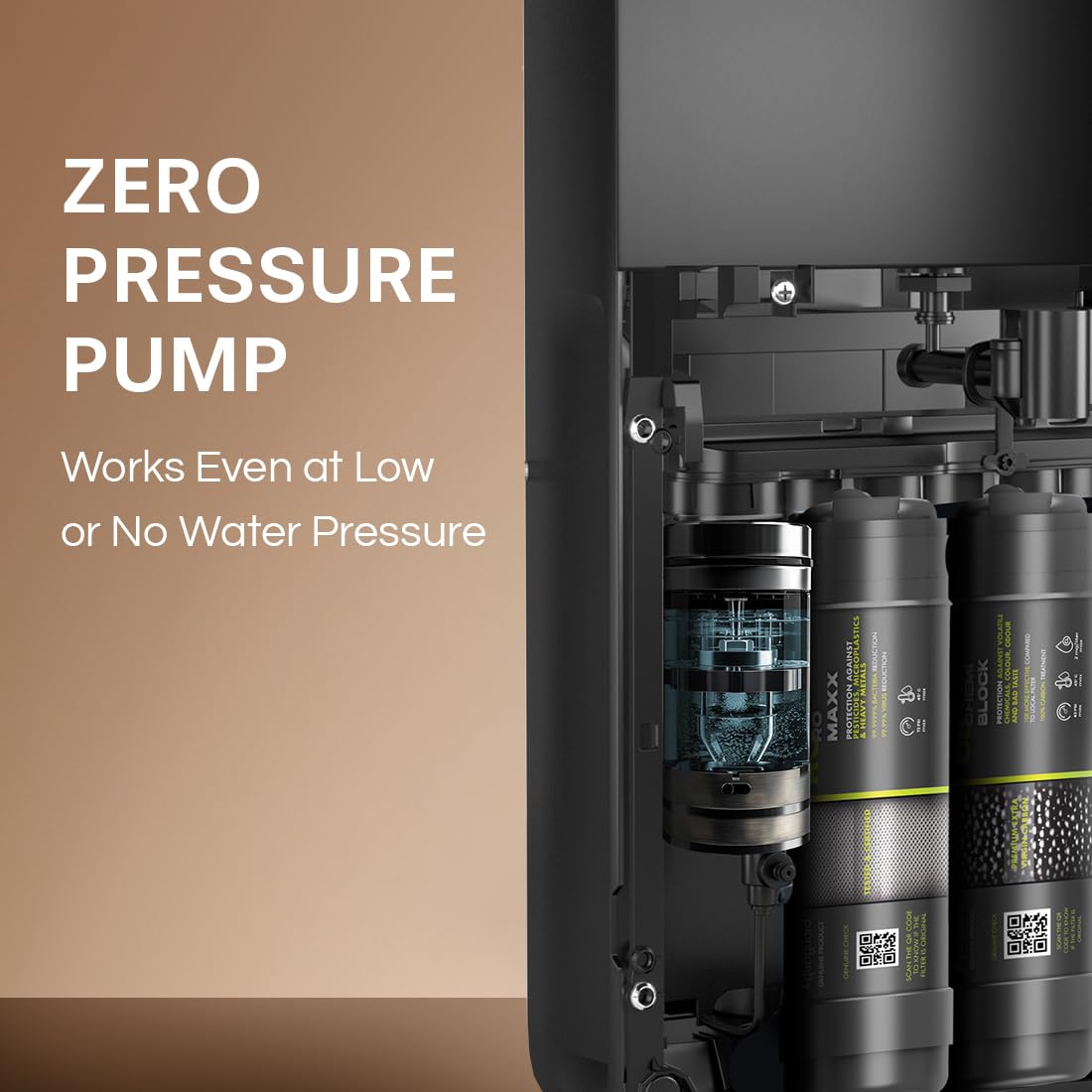 Aquaguard Marvel NXT 10-Stage Active Copper Tech Water Purifier | Up to 60% Water Savings | RO+UV+UF+Active Copper Tech | Taste Adjuster | Suitable for Tanker, Borewell & Municipal Water