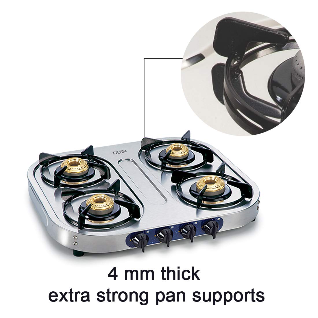 க்ளென் ஸ்டெயின்லெஸ் ஸ்டீல் எல்பிஜி கேஸ் அடுப்பு (CT1044SS)