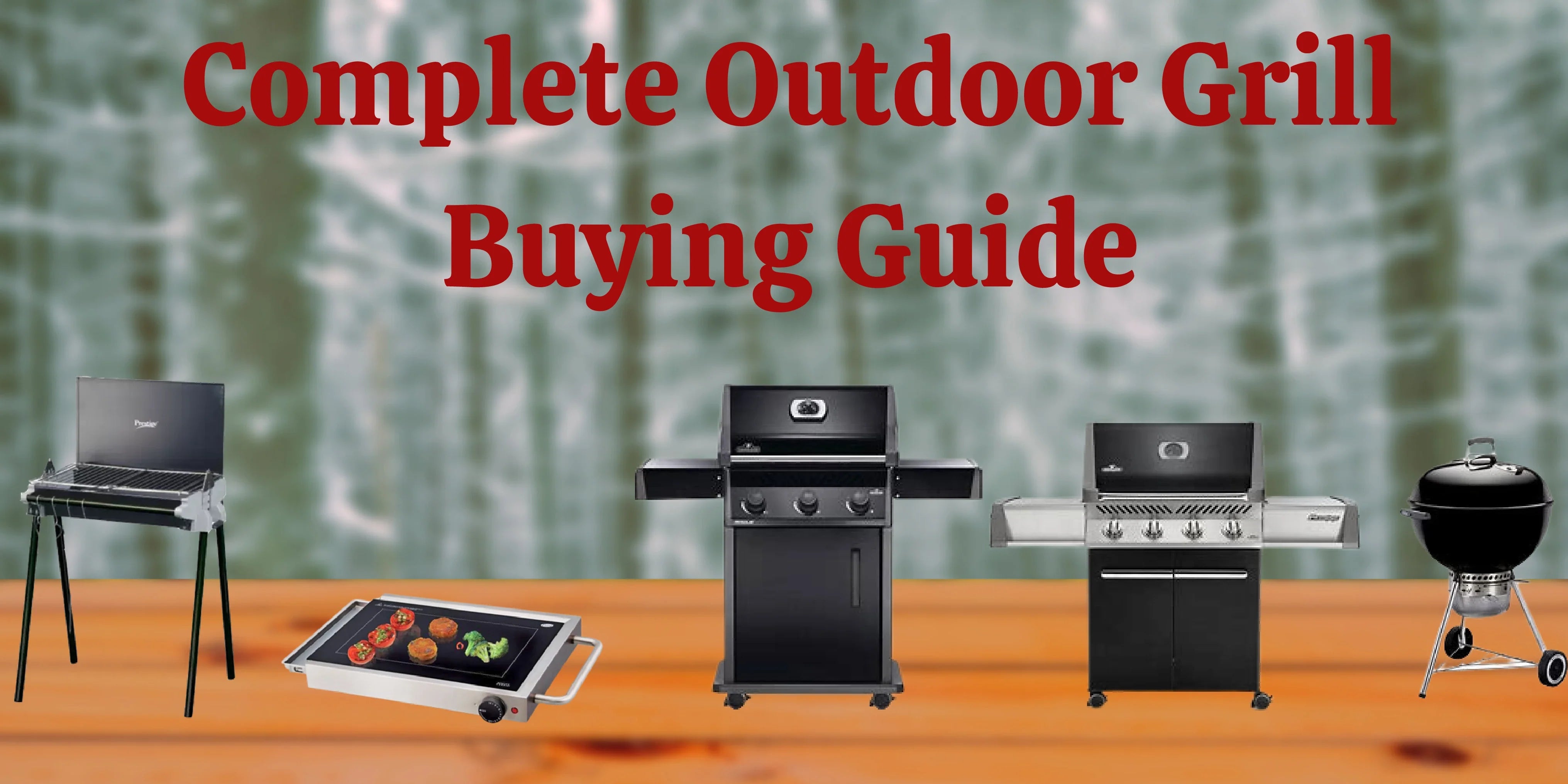 Let us Grill for your outings!!