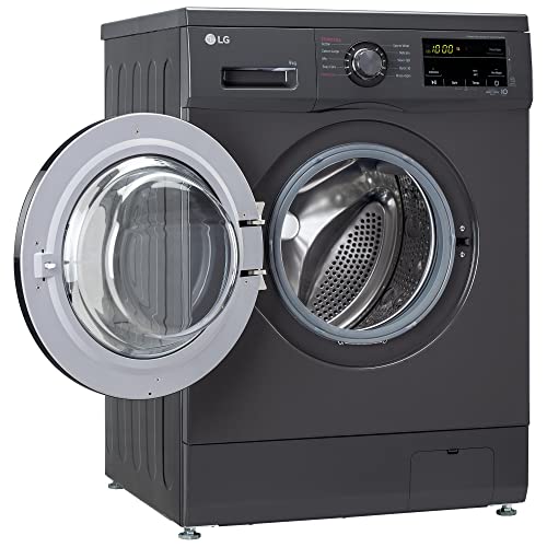 LG 9 Kg 5 Star Direct Drive Technology, Steam Wash, 6 Motion DD, Smart Diagnosis, Fully-Automatic Front Load Washing Machine (FHM1409BDM, Allergy Care, In-Built Heater, Touch Panel, Middle Bl