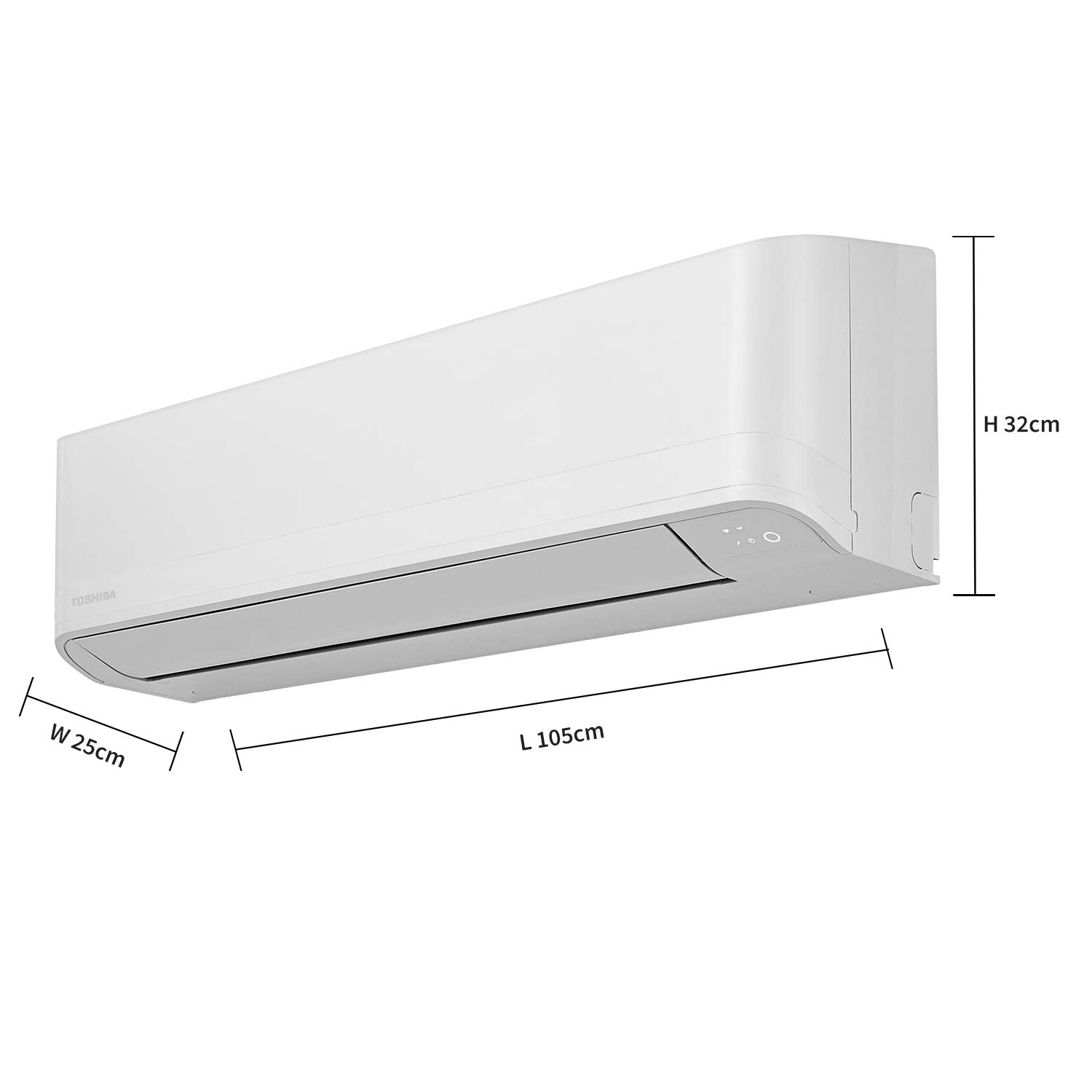 TOSHIBA 1.5 Ton 5 Star Antibacterial Coating, Dust Filter, Air Purification, Dehumidifier Split System AC (Copper, Inverter, 2021 RAS-18ZKCV5G-INT+RAS-18ZACV5G-INT, White)