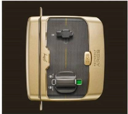 Godrej door locks Pentabolt Aries 1CK I/O Vegas Gold 6362