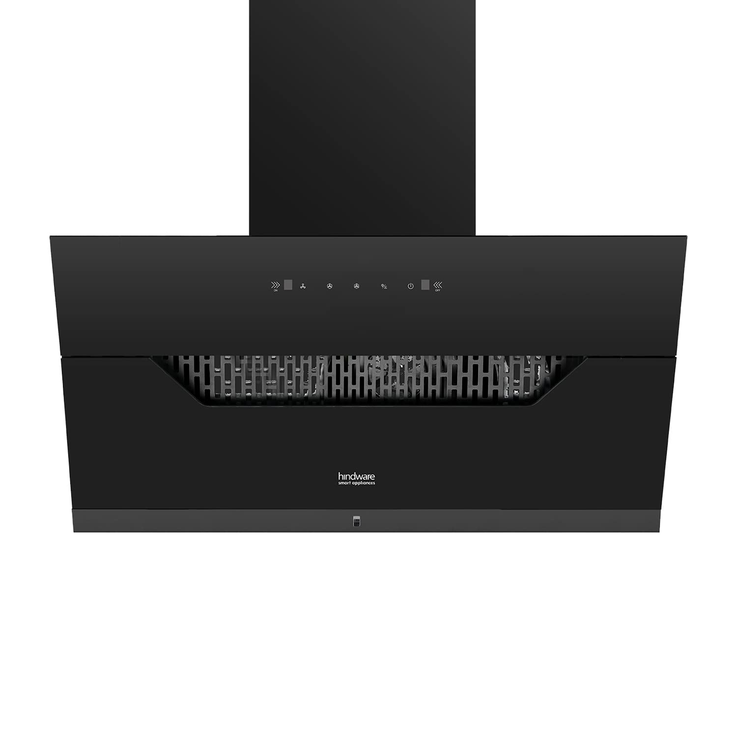 Hindware Olenna 90cm Kitchen Chimney (Autoclean, 1200m3/hr, Filterless, Motion Sensor, Black)