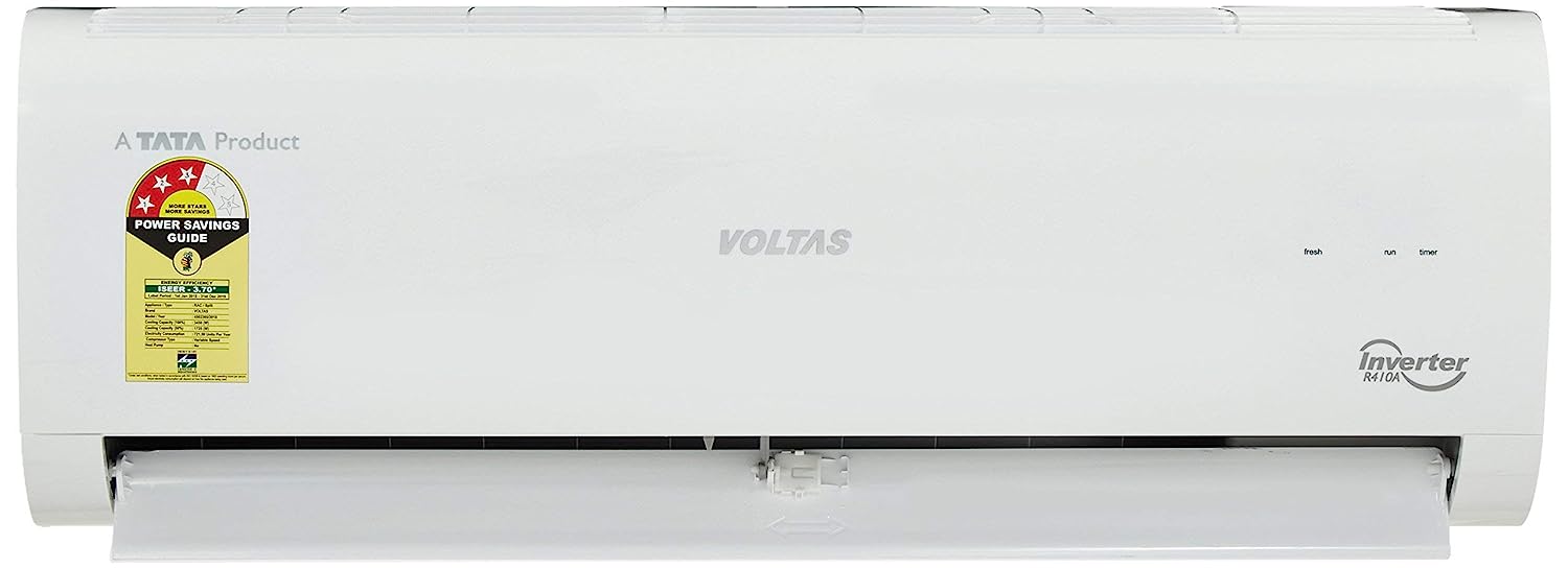 Voltas 1 Ton 3 Star Non-Inverter Split AC (SAC_123_DZW, White)