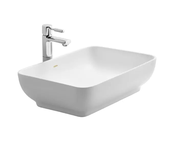 Cera Campa Table Top Basin s2020101 White 450x400mm