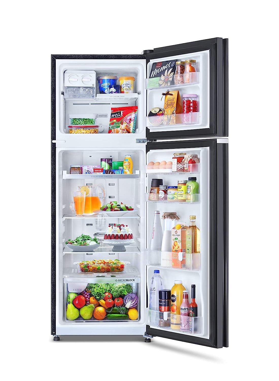 Whirlpool 292 L 2 Star Frost-Free Double Door Refrigerator with Stabilizer free operation (NEOFRESH GD PRM 305 2S, Crystal Mirror)
