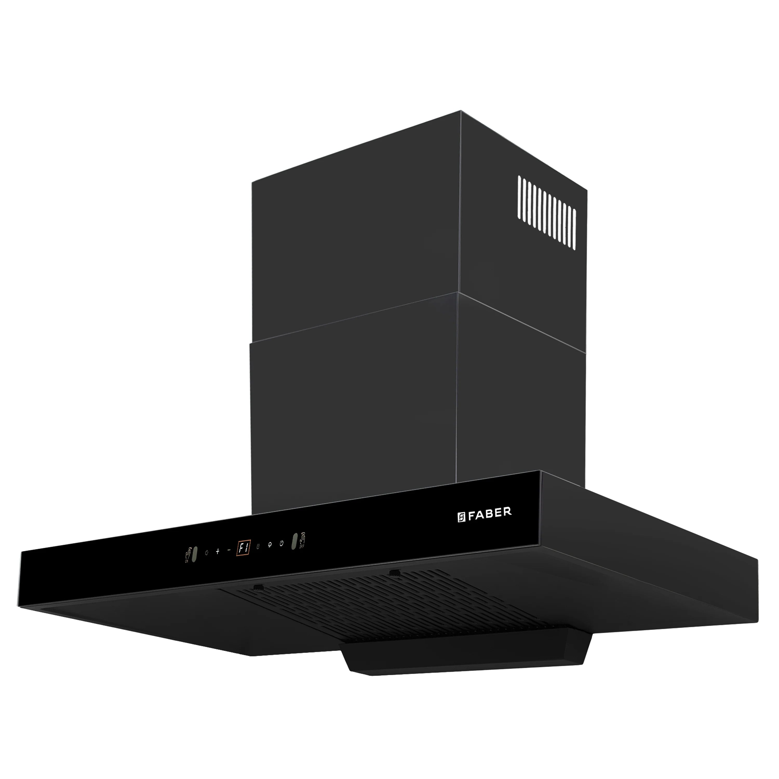 Faber Sigma BLDC HC SC FL BK IN 90cm 1600m3/hr Ducted Auto Clean Wall Mount Chimney with LPG Sensor