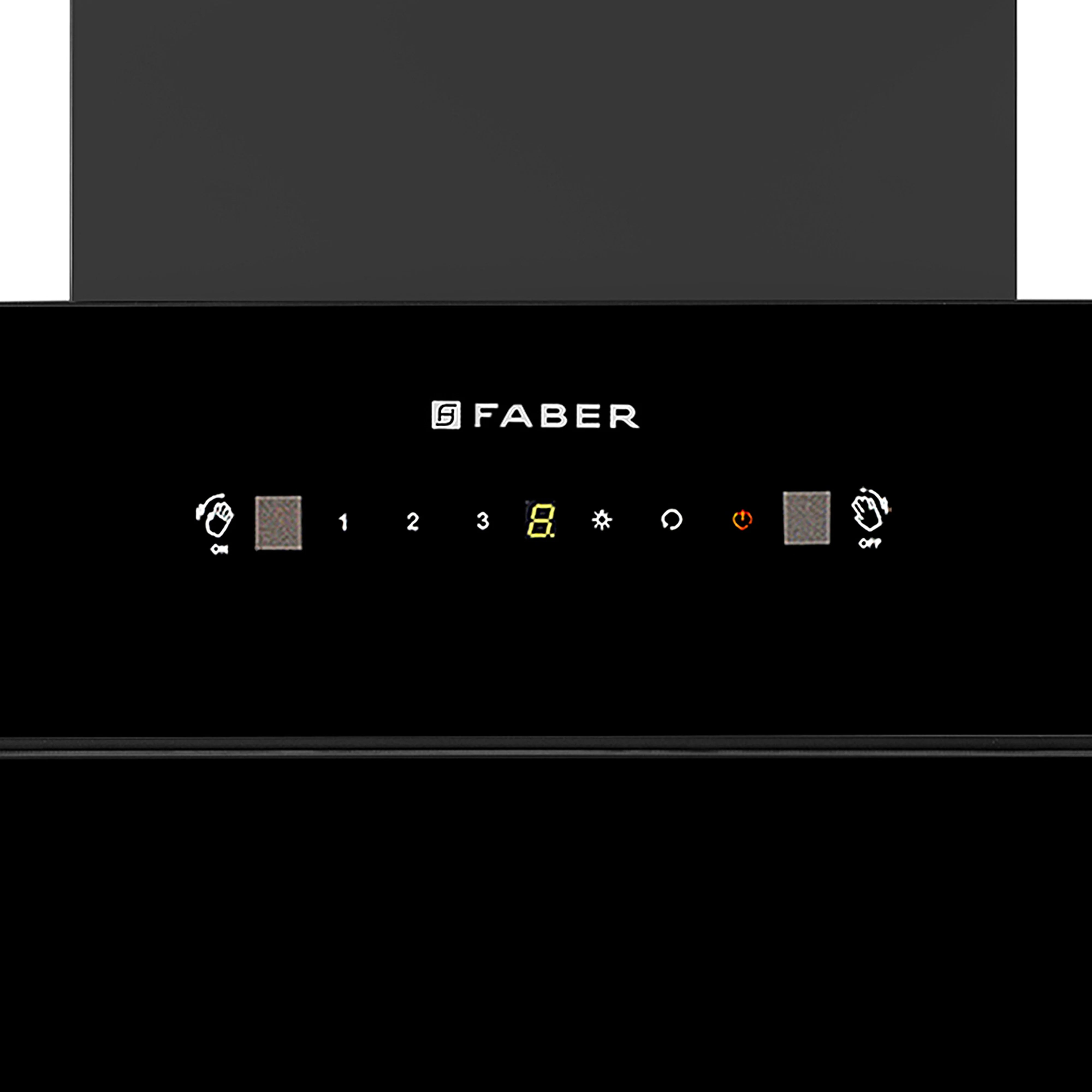 Faber ARIES XL FL HC SC BK IN 60 - V Chimney Hood: Sleek and Stylish Kitchen Essential