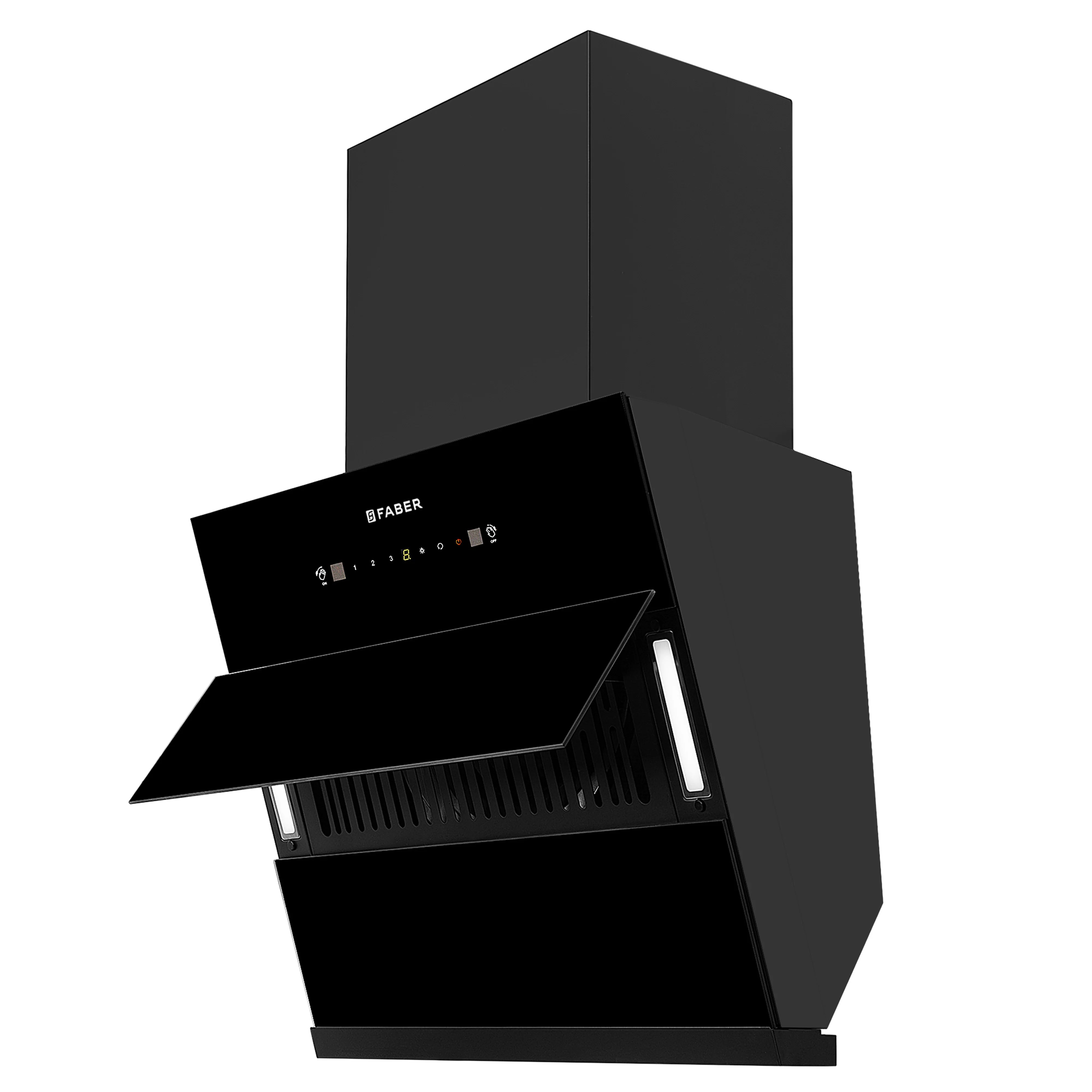 Faber ARIES XL FL HC SC BK IN 60 - V Chimney Hood: Sleek and Stylish Kitchen Essential