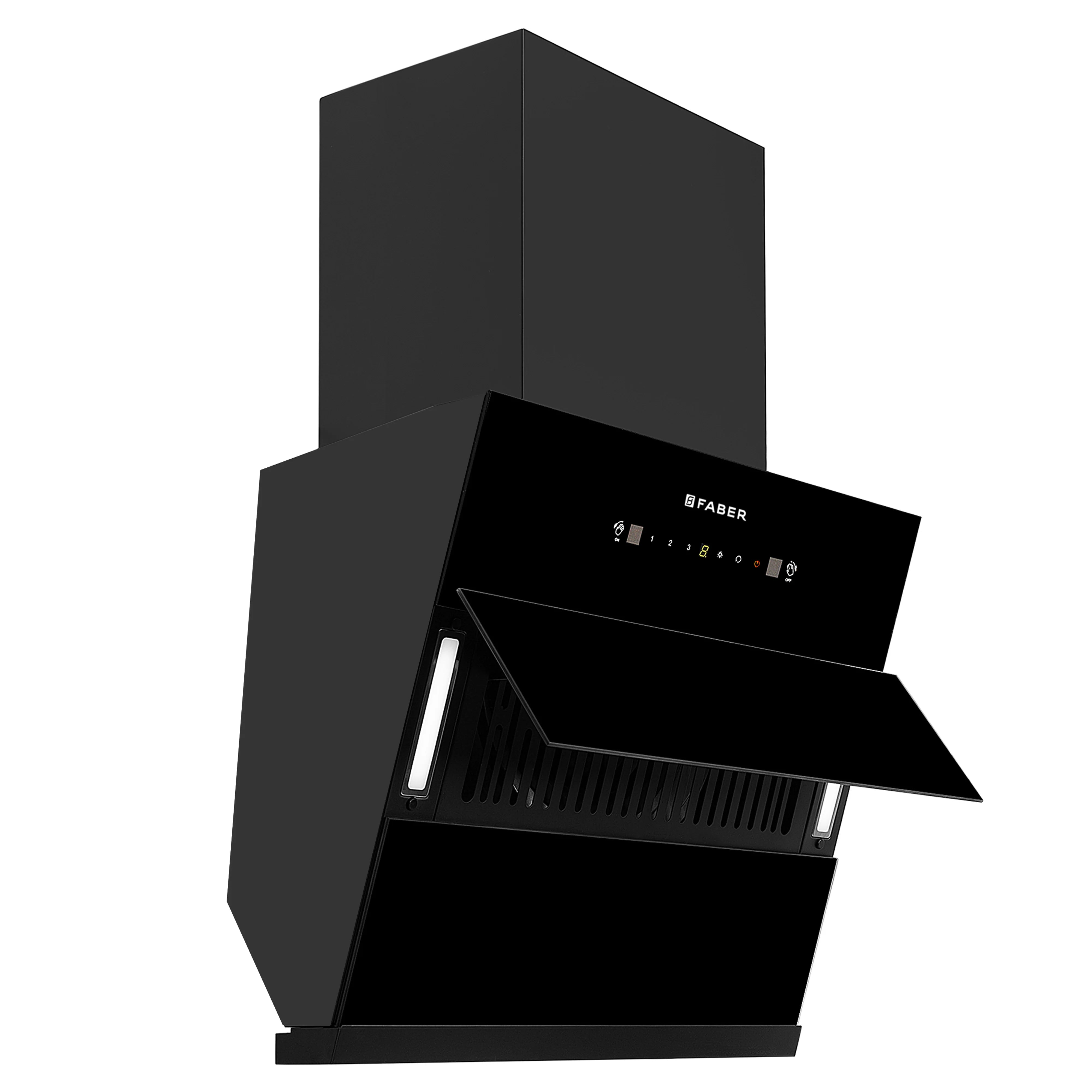 Faber ARIES XL FL HC SC BK IN 60 - V Chimney Hood: Sleek and Stylish Kitchen Essential