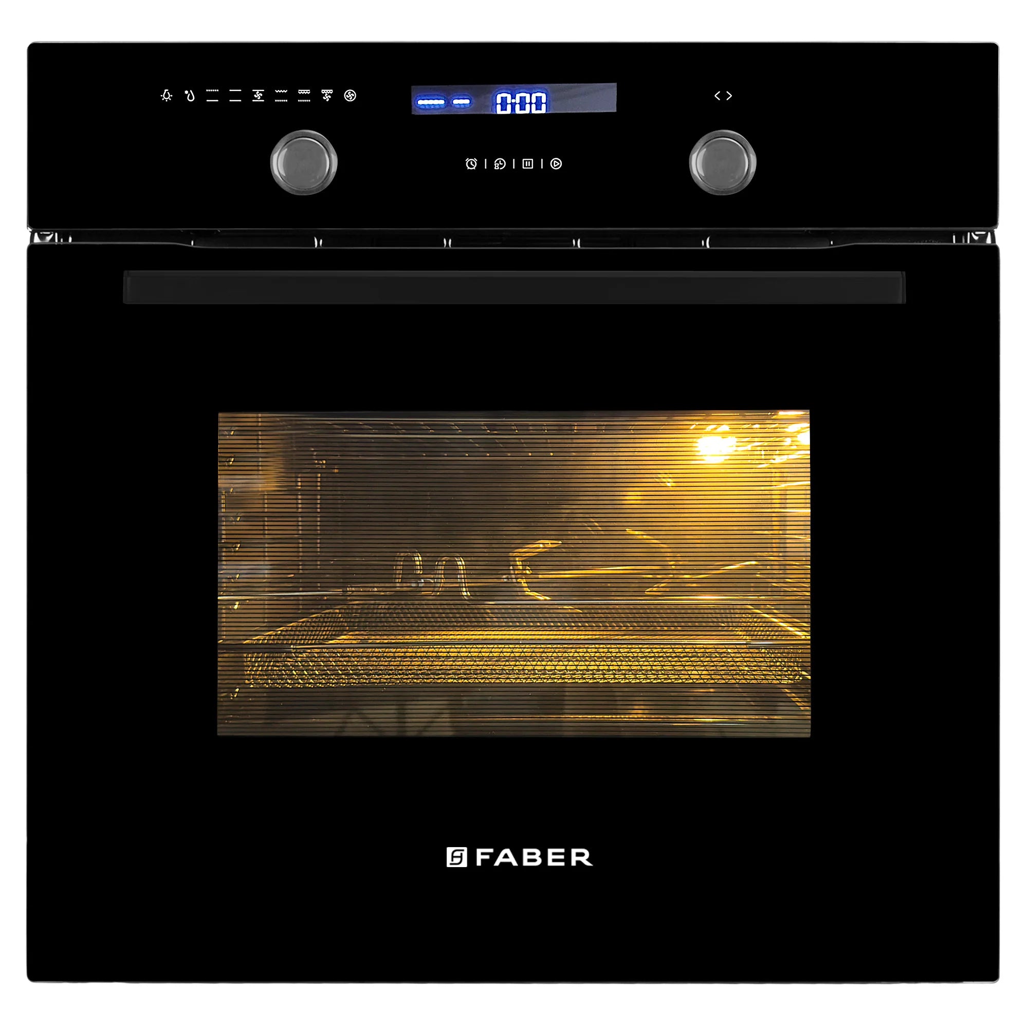 Faber FBIO 82L 11F AF BK with ART Built-In Oven: Sleek and Spacious Cooking Appliance
