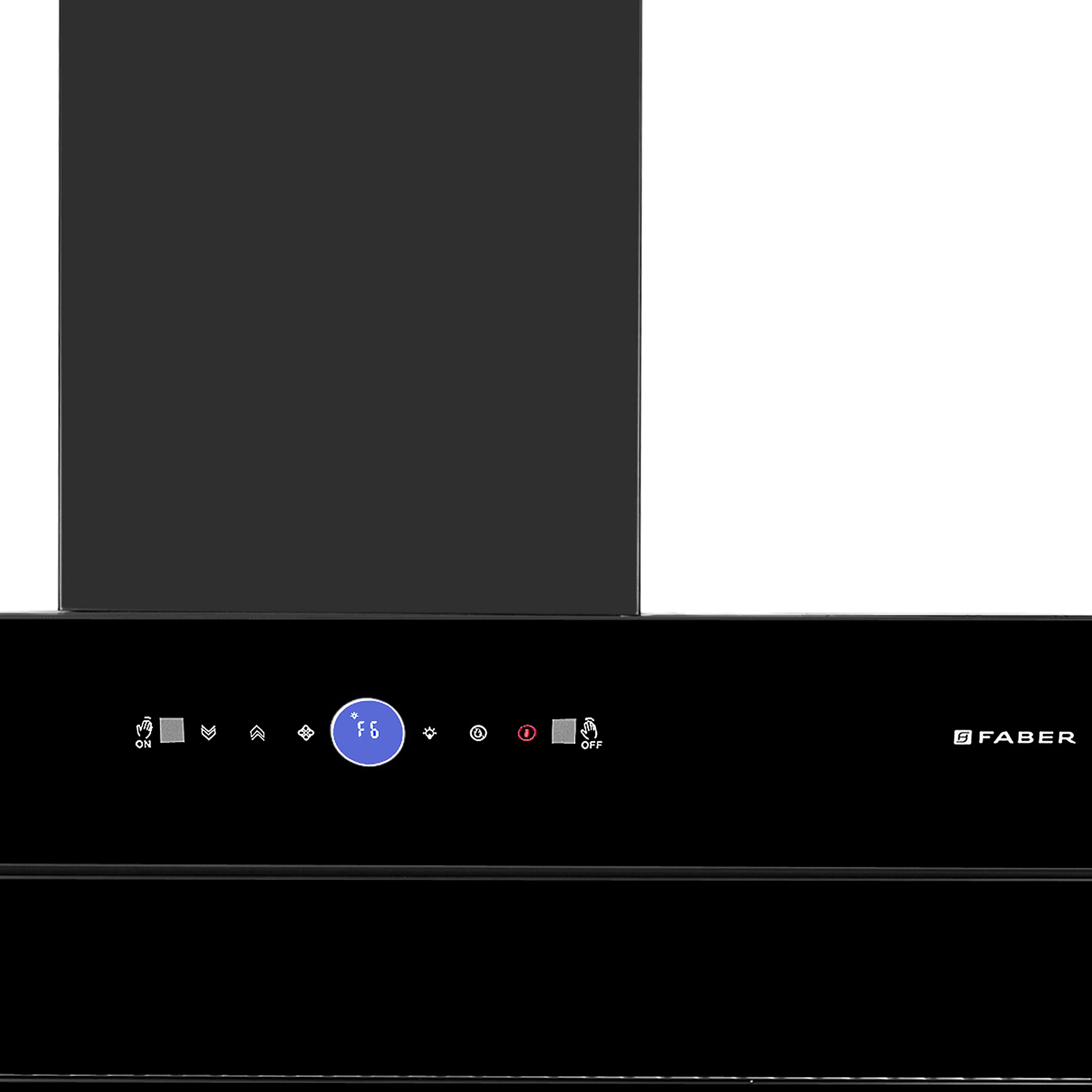 Faber Comet BLDC FL HC SC BK IN 60 cm Chimney Hood | Filterless | Autoclean | Touch & Gesture Control