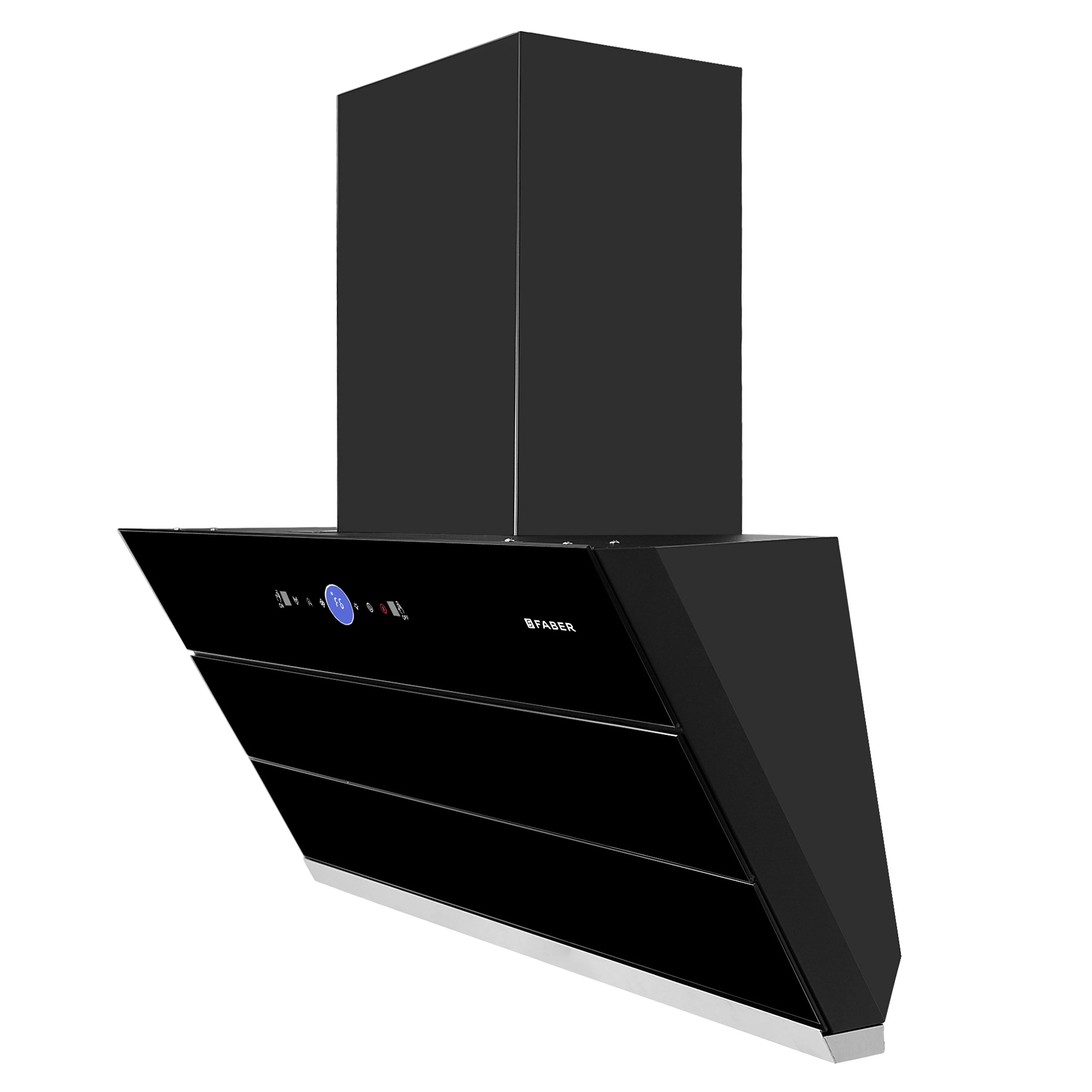 Faber Hood Comet BLDC FL HC SC BK IN 75 Wall Mounted Chimney | Filterless | Auto Clean | Touch & Gesture Control