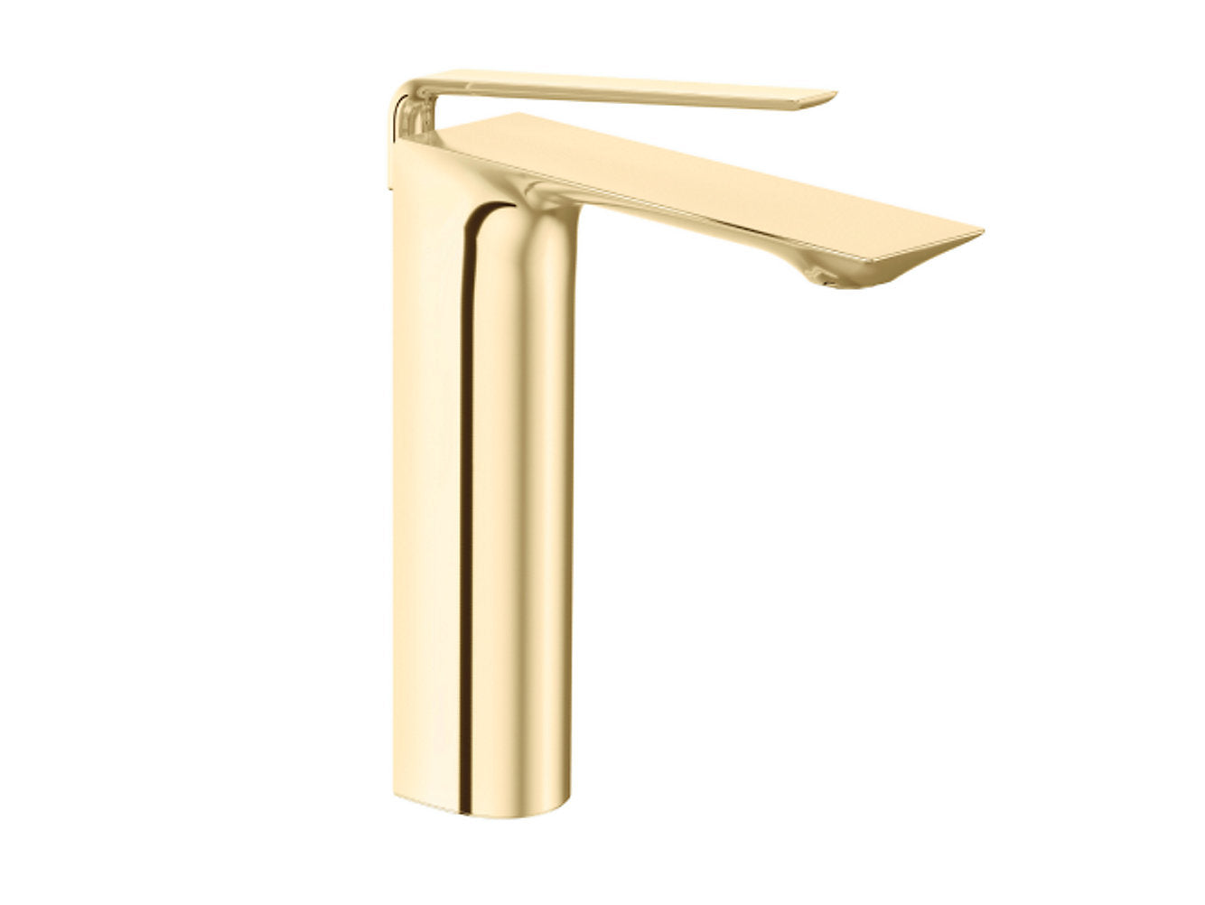kohler K-25758IN-4ND-AF Single-control tall basin faucet without drain in french gold