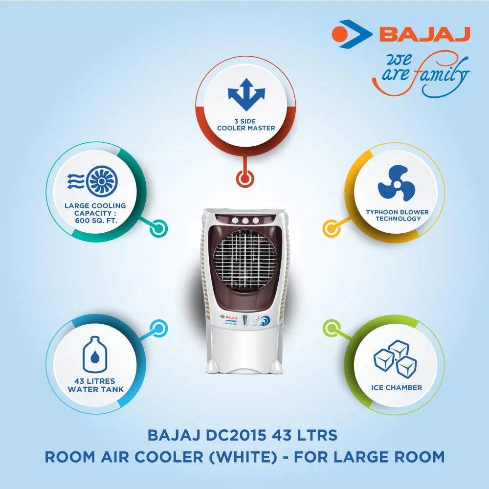 Bajaj DC 2015 ICON Room Cooler White