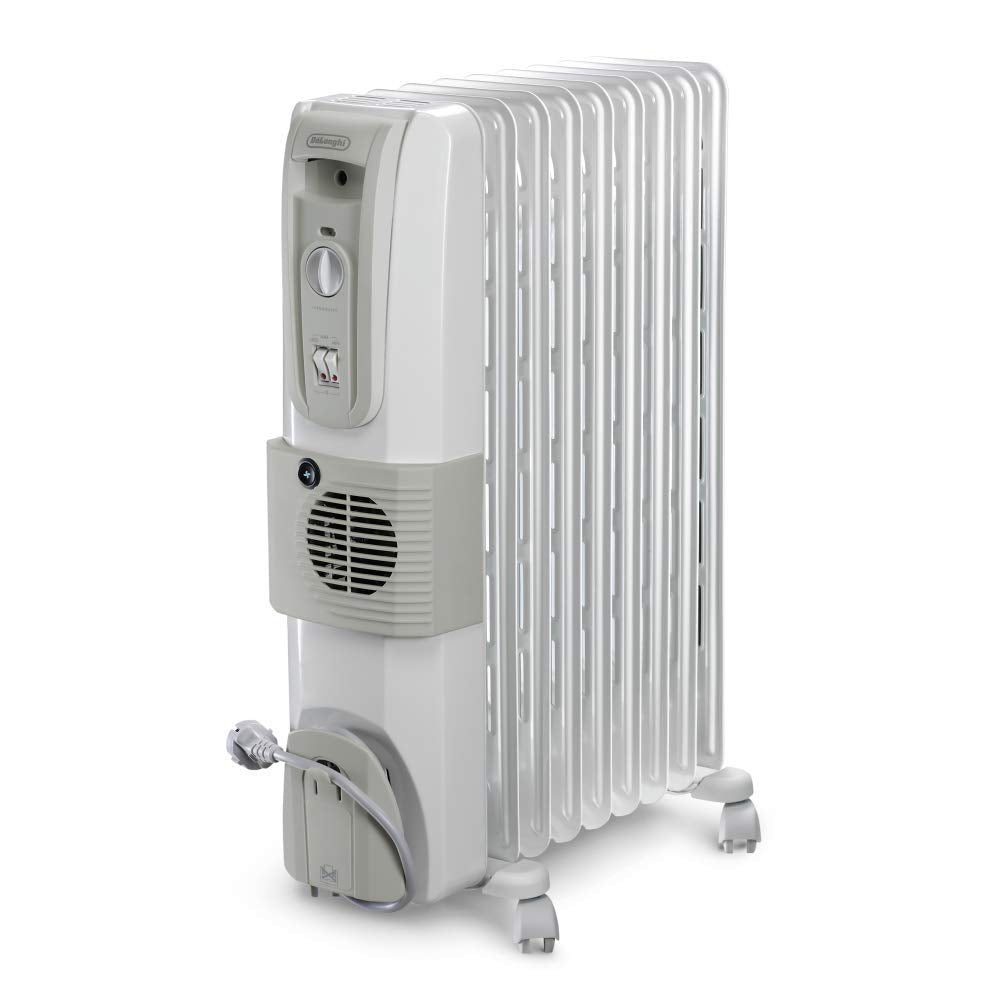 DELONGHI 12 Fin Oil Filled Radiator Room Heater White 3000 Watts
