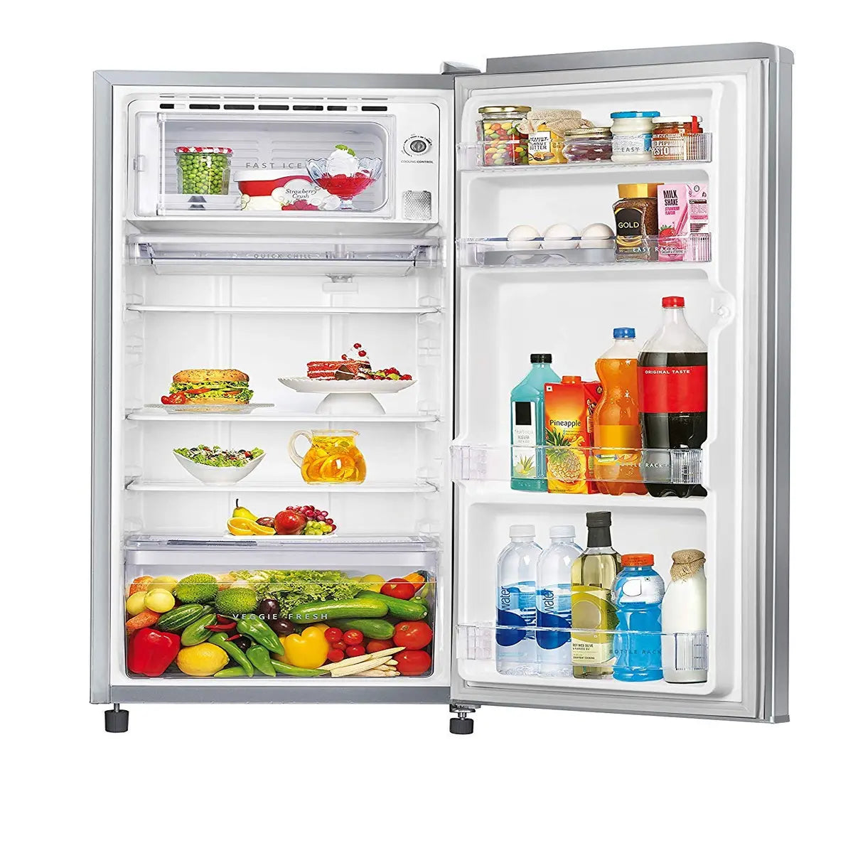 Whirlpool 190 L 3 Star Direct Cool Inverter Single Door Refrigerator (Magnum Steel)