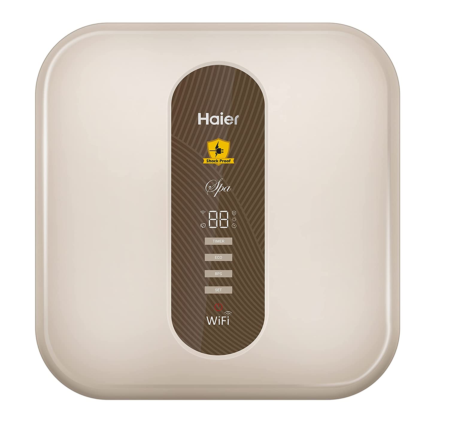 Haier ES15V-SD WIFI 15 Litres Vertical 5 Star Storage Geyser Gold