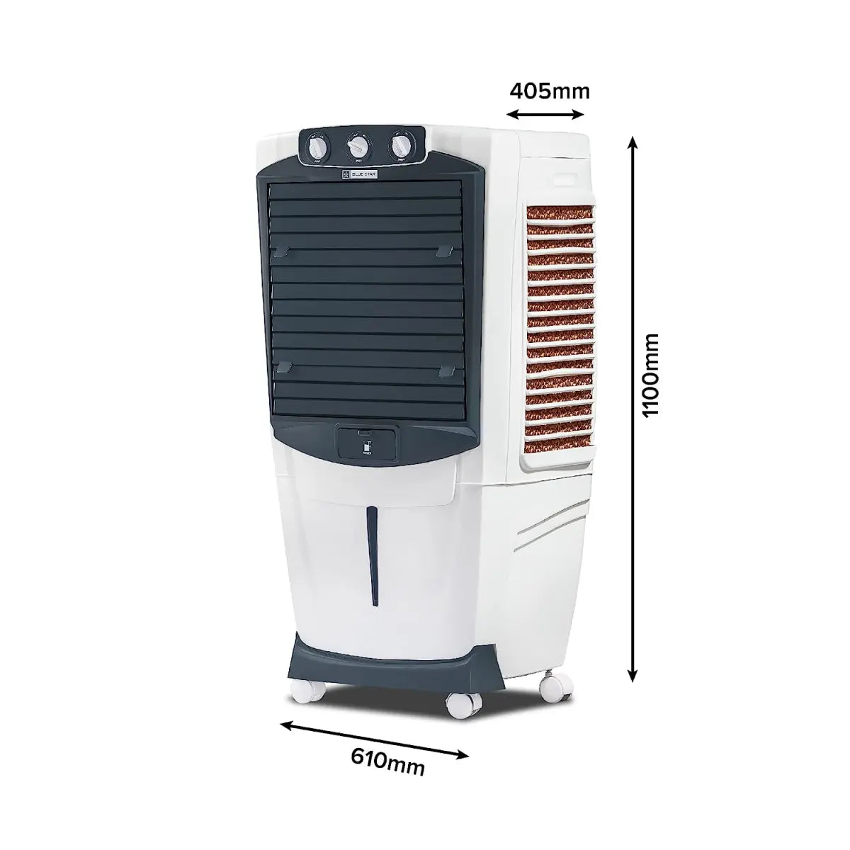 Blue Star Aura (DA60PMC) Desert Cooler 60 Liters (White & Cool Grey)