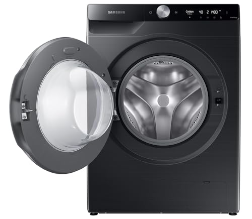 Samsung 11 kg, 5 Star, AI Ecobubble, Super Speed, Wi-Fi, Hygiene Steam with Inbuilt Heater, Digital Inverter, Fully-Automatic Front Load Washing Machine (WW11CG604DLBTL, BLACK CAVIAR, 2023 Mo