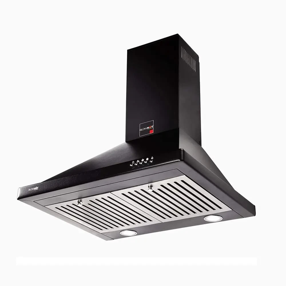 Blowhot chimney Ariel 60 Cm Black Push control