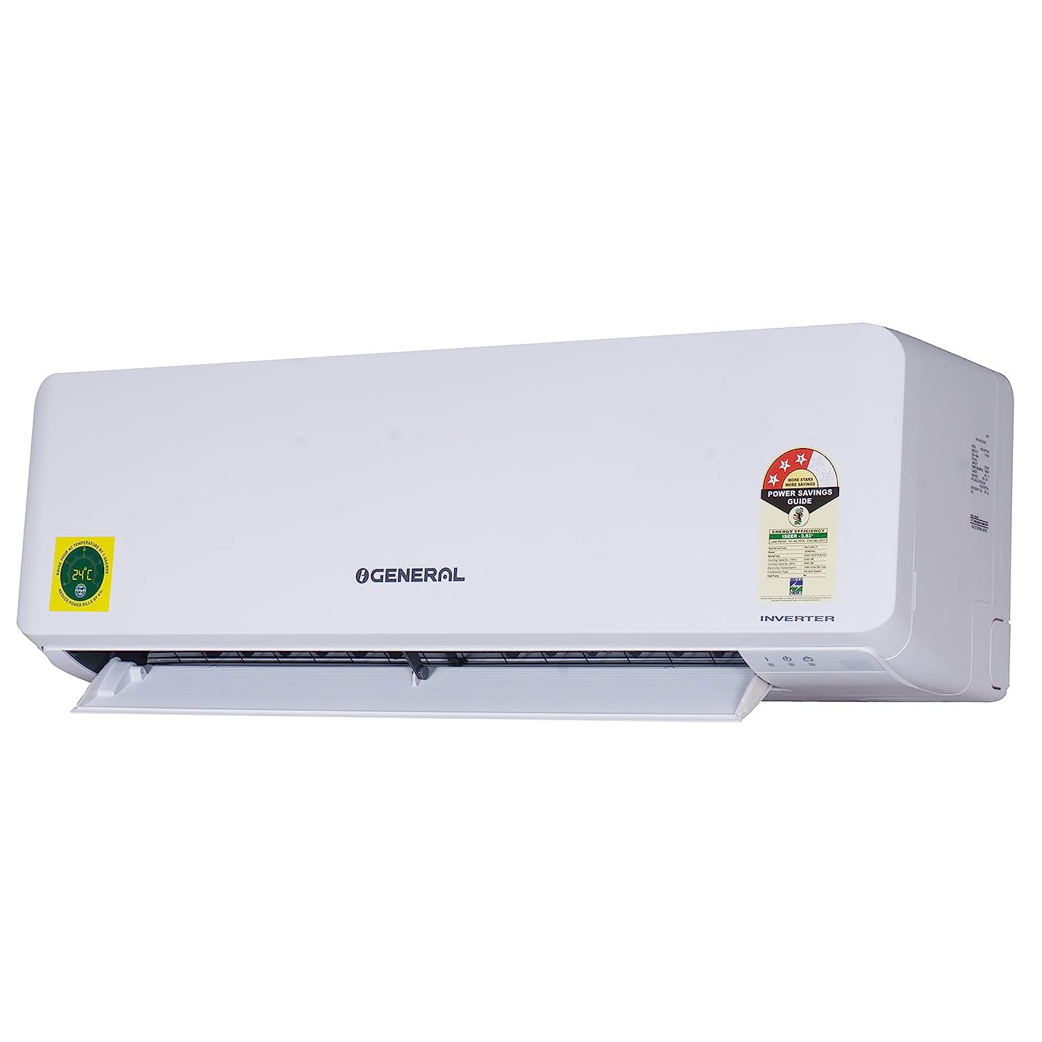 O-General 1.5 Ton 3 Star Inverter Split Air Conditioner (CPTA Technology) - White (ASGG18CPTB-B, Copper Condenser)