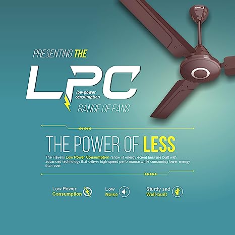 Havells Efficiencia Neo 1200mm BLDC Motor with remote Ceiling Fan (Brown SL)