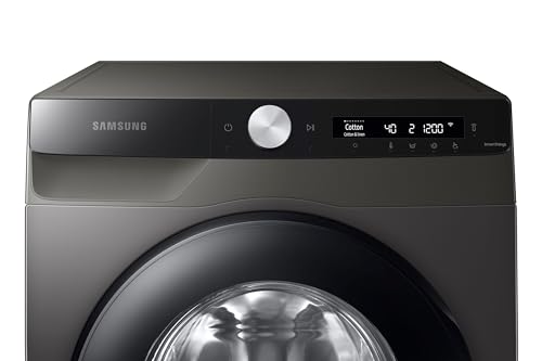 Samsung 8 kg, 5 Star, AI Ecobubble, Wi-Fi, Hygiene Steam with Inbuilt Heater, Digital Inverter, Fully-Automatic Front Load Washing Machine (WW80T504DAX1TL, Inox)